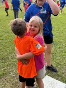 Big hugs are a natural for our Challenger League players. We're all friends here!